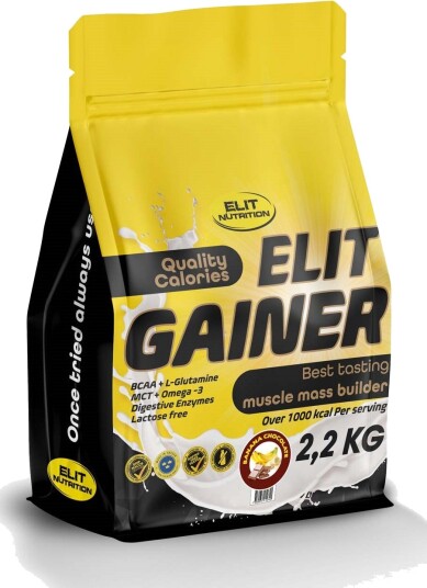 Elit Nutrition ELIT Gainer - lactose free Banana Chocolate 2200 g