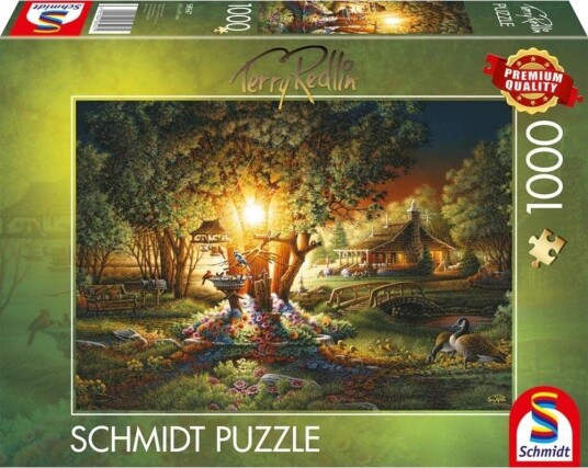 Schmidt Spiele Puslespill   1000 Brikker   Terry Redlin: Magnificent Spring Glow