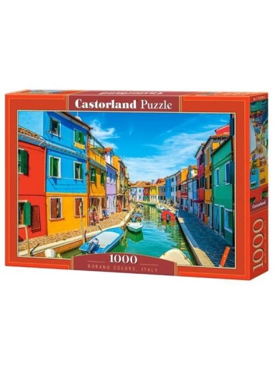 Castorland Burano kanal Italien 1000 brik Castorland Burano kanal Italien 1000 brik