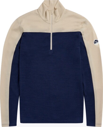 Bergans Inner:Dual Merino Half Zip Men Blå M
