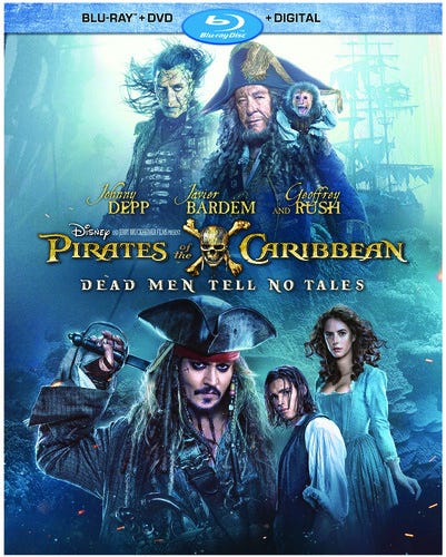 Pirates Of The Caribbean: Dead Men Tell No Tales Bluray Pirates Of The Caribbean: Dead Men Tell No Tales Bluray
