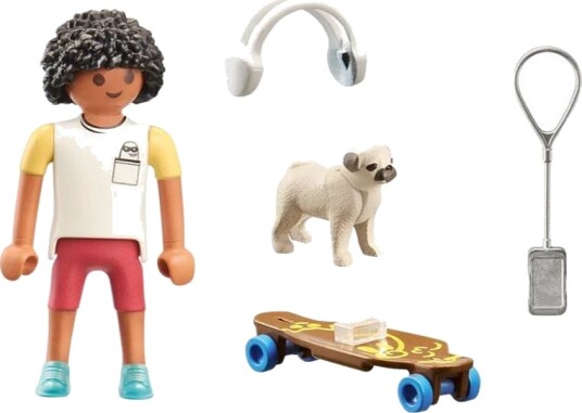 Playmobil My Life 71612 Legeutstyr Gutt Med Hund 4+ År