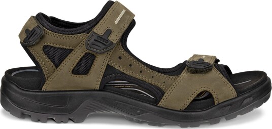 Ecco Men"s Yucatan Sandal Tarmac/Tarmac 45
