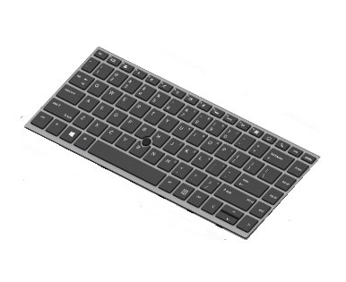 Hp L14378-Ba1, Tastatur, Slovensk, Bakgrunnsbelyst Tastatur, Hp, Elitebook 745 G5