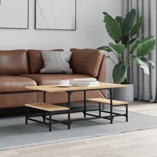  Salongbord sonoma eik 100x50,5x40 cm konstruert tre 8721012125360