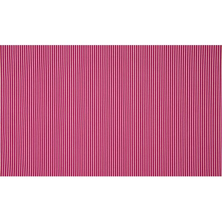 Diverse Minimals Bomullspoplinstoff Print 317 Stripe Fuchsia 145cm 50cm