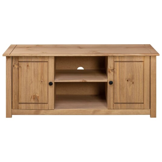 vidaXL TV-benk 120x40x50 cm heltre furu Panama Range