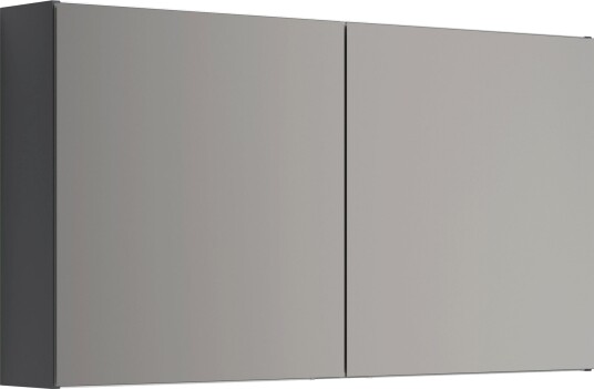 Dansani Mido+ Select speilskap med 2 luker/dører, 120x64 cm, grå