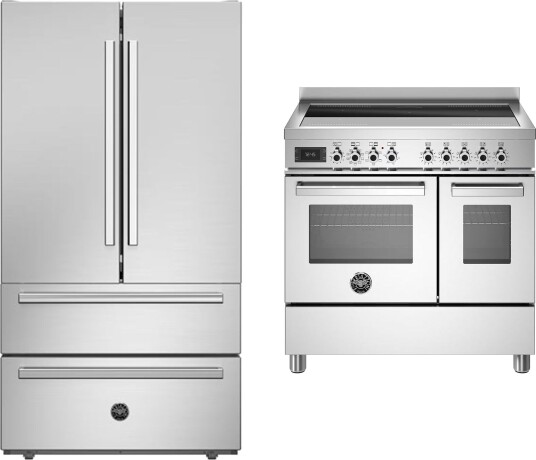 Bertazzoni Professional hvitevarepakke 90 cm, rustfritt stål