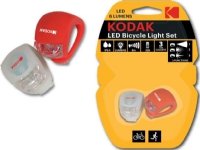 Kodak Led Sykkel/Scooterlys Kodak 2 stk. Foran + Bak Ip64 (SB5134) Kodak Led Sykkel/Scooterlys Kodak 2 stk. Foran + Bak Ip64 (SB5134)