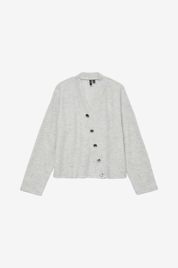 Vero Moda Kardigan vmPenny LS V neck Jrs GA Grå