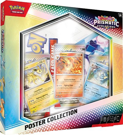 Pokemon SV8.5 Prismatic Evolutions Poster Collection Box POK10041