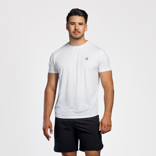 Star Wear Star Mesh T shirt White Vit Small