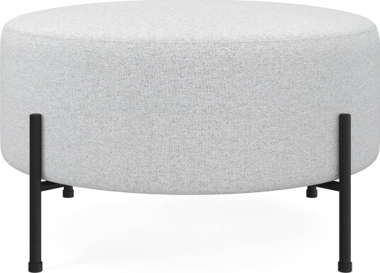 Menard Compact Sittepuff Rund 70 cm Lys grå