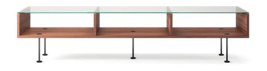 Decotique Vogue Salongbord 45x165 Valnøtt/ Sort