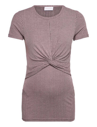 Mamalicious Mlanli June Ss Jrs Top 2F A.   Pink   XXL