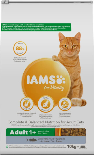 Iams Adult Vitality Tunfisk Tørrfôr 10 kg