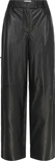 REMAIN Birger Christensen Cocoon Leather Pants Black 42
