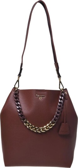 Pollini Dame Vesker Brun ONE SIZE, Pollini Dame Vesker Brun ONE SIZE,