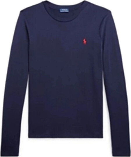 Polo Ralph Lauren 40/1 Cotton Jersey Knt T Shirt Navy M