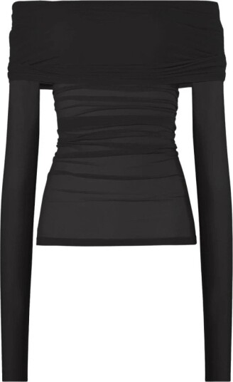 Wolford Dame Topper Svart S,