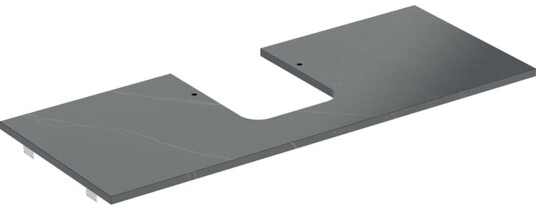 Geberit One benkeplate 119x47,3 cm marmorert sort Geberit One benkeplate 119x47,3 cm marmorert sort