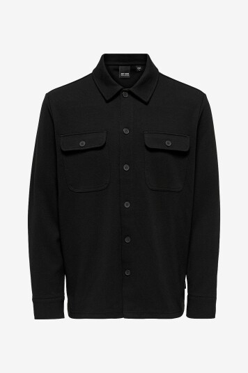 ONLY & SONS - Overtreksskjorte onsNewkodyl - Svart ONLY & SONS - Overtreksskjorte onsNewkodyl - Svart
