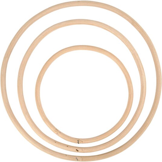 Bambusring Creativ Company 3 stk / 1 Sett