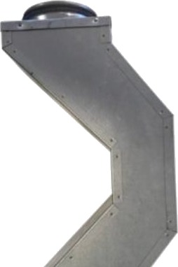 Overbøjning Ø125 - Overbøjning Ø125. 145 Mm X 145 Mm Overbøjning Ø125 - Overbøjning Ø125. 145 Mm X 145 Mm