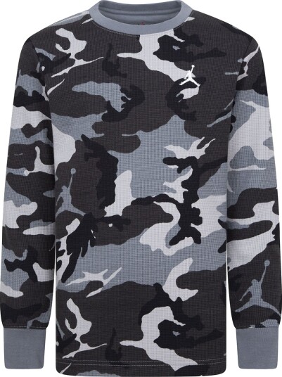 Jordan Genser Piqué Smoke Grey/Camo Jordan 12 13 år 152 158 Genser Grå
