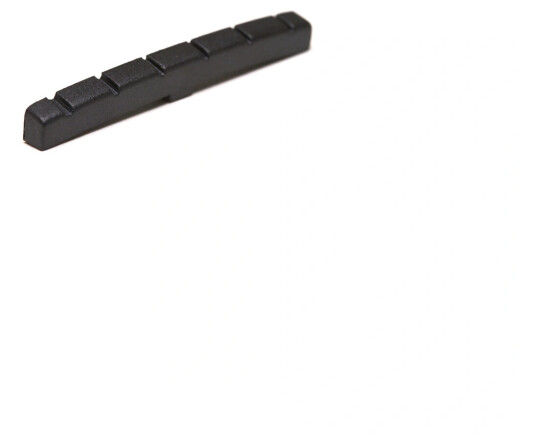 Graph Tech Pt-5000-L0 Svart Tusq Xl Slotted Guitar Nut, Curved / Flat, Lh Graph Tech Pt-5000-L0 Svart Tusq Xl Slotted Guitar Nut, Curved / Flat, Lh