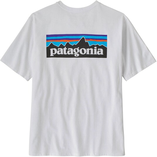 Patagonia P-6 Logo Responsibili-Tee Herre Whi/White XS Patagonia P-6 Logo Responsibili-Tee Herre Whi/White XS