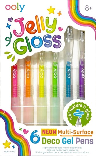 Ooly Gel Pen 6 pcs Multi Surface Deco Jelly Gloss Neon Pink One Size Ooly Gel Pen 6 pcs Multi Surface Deco Jelly Gloss Neon Pink One Size
