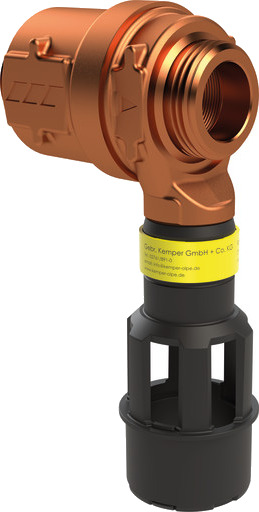 TBS CA Kat. 3 Blyfri rødgods DN15 Utvendig gjenge for 3/4" diameter