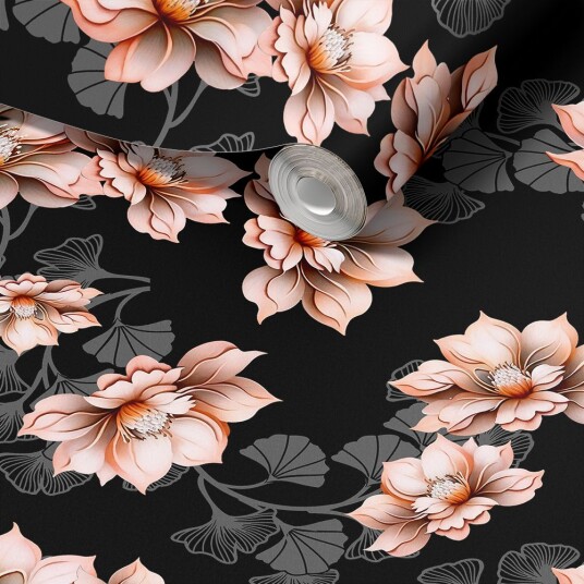 Blomstret Kontaktpapir Dekor Blomstret Kontaktpapir Dekor