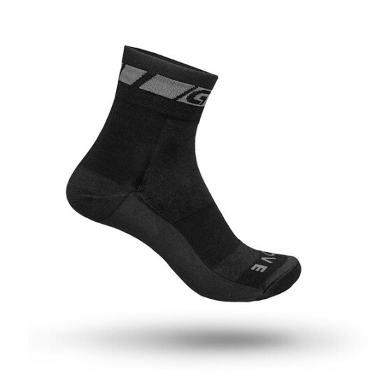 GripGrab Merino Regular Cut Socks Black L GripGrab Merino Regular Cut Socks Black L