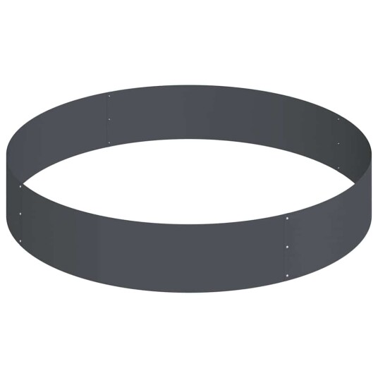  Metallplantekasse Stål Ø 120 cm Dekorative innlegg