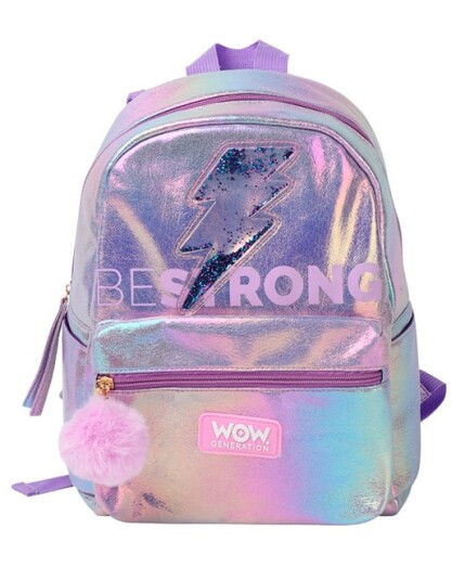 WOW Generation Stroll Backpack 32 Cms Iridescent Lila WOW00048-092 WOW Generation Stroll Backpack 32 Cms Iridescent Lila WOW00048-092
