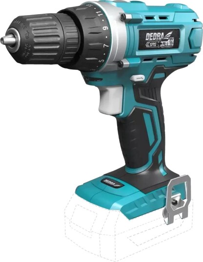 Dedra Borskrutrekker Sas+All DED7010 Sett Med Batteri (18 v)