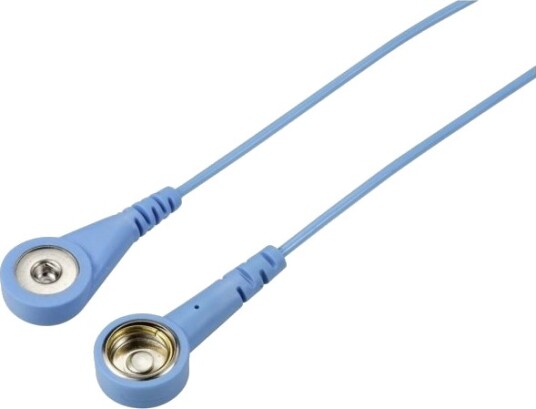 Tru Components Esd Jordingskabel Tc-12358912 Lys Blå 1,80m