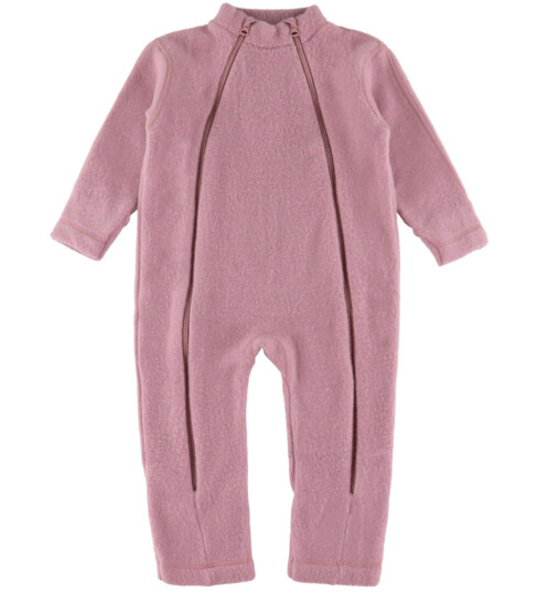 Joha Rosa Myk Ull Ulldress M/ Glidelås - 100% Merino - Størrelse 80