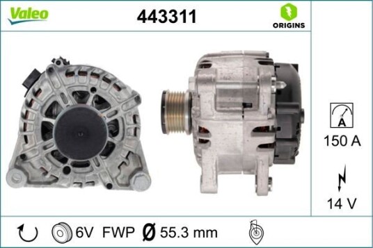 Dynamo VALEO 443311
