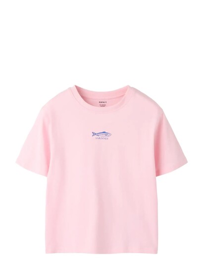 Name It Nkfhennie Ss Nreg Top Box   Pink   116