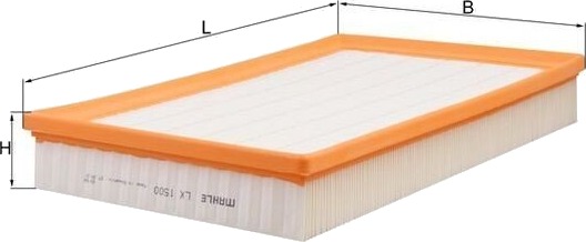 Luftfilter KNECHT LX 1500 Luftfilter KNECHT LX 1500