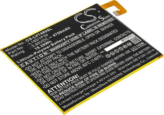 Batteri til Lenovo Tab4 8 etc