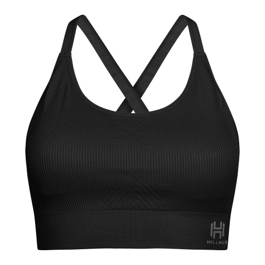 Hellner Seamless Tech Sport Bra Wmn Black Beauty XS/S