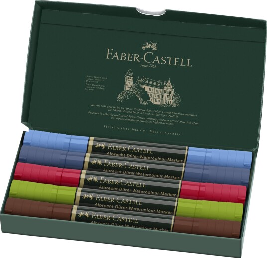 Faber-Castell Watercolour marker A.Dürer Urban 5 pcs 160308 Faber-Castell Watercolour marker A.Dürer Urban 5 pcs 160308