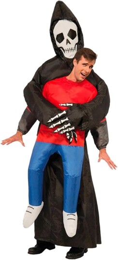 Halloween Oppblåsbart Dødskostyme til Barn 110-150 cm