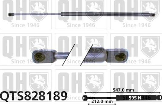 QUINTON HAZELL QTS828189 Baklukedemper