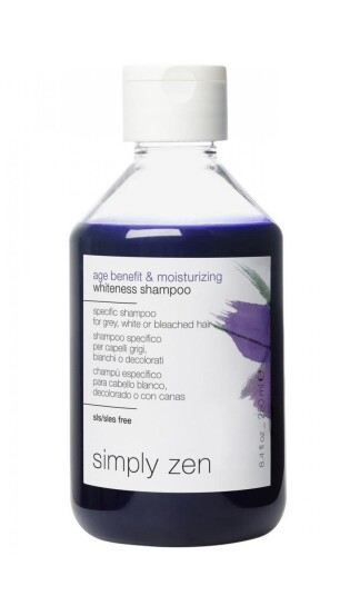 Simply Zen Age Benefit Shampoo med Fuktighetsgivende Hvithet 250 ml Simply Zen Age Benefit Shampoo med Fuktighetsgivende Hvithet 250 ml